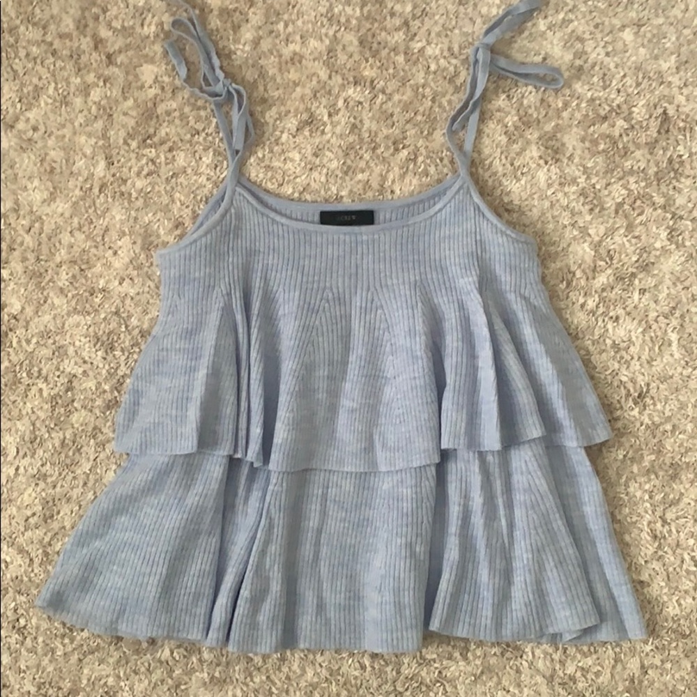 Ruffle tank top